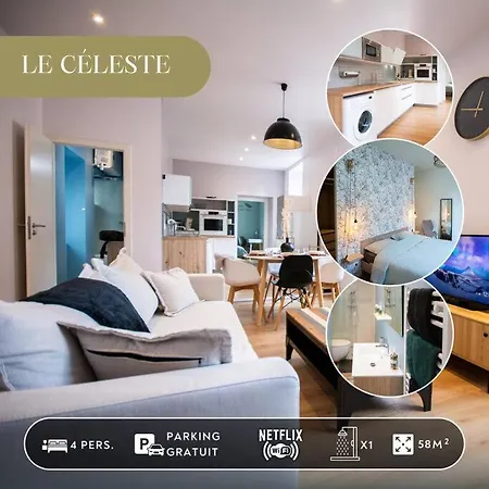 Le Celeste, Centre Historique, Wifi-Netflix Belfort Exterior foto